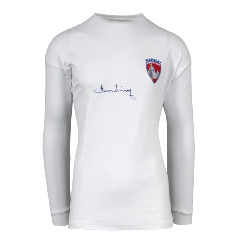 Tom Finney Official FIFA World Cup™ Signed Shirt - Wembley Legends In Deluxe Packaging