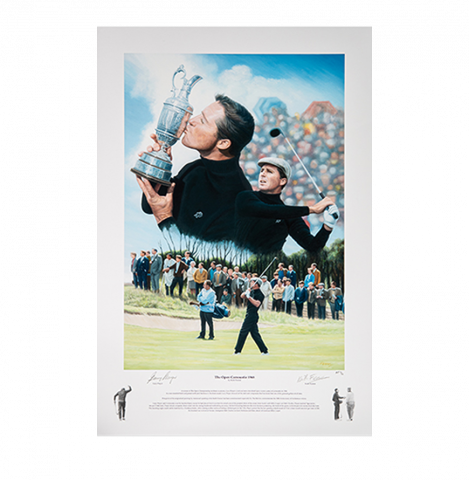 Gary Player Carnoustie Open 1968 Artist Proved Limited Edition /10
