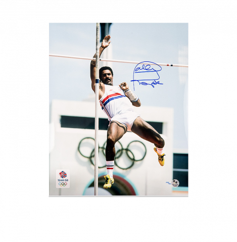 Daley Thompson Team GB Pole Vault Print Limited Edition /200