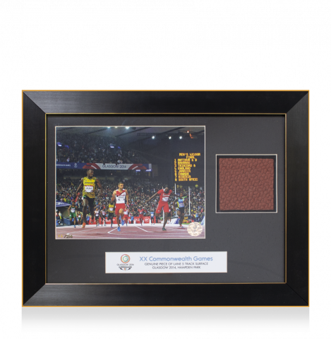 Genuine Piece of Lane 5 Track Surface - Glasgow 2014 Commonwealth Games