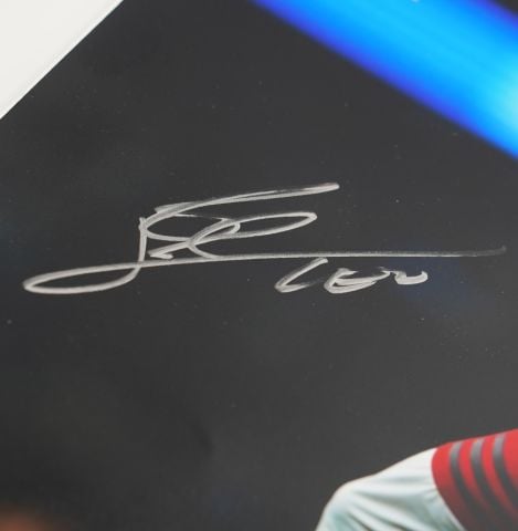 Lionel Messi Official 2026 FIFA World Cup™ Signed and Framed Argentina Photo: vs Venezuela 2025