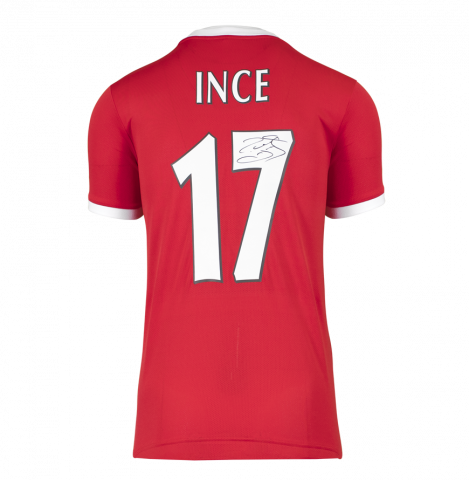 Paul Ince Back Signed Liverpool 1998 Home Shirt In Deluxe Packaging
