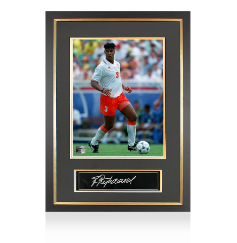 Frank Rijkaard Official 1994 FIFA World Cup™ Signed Plaque and Photo Frame