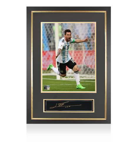 Lionel Messi Signed Photo