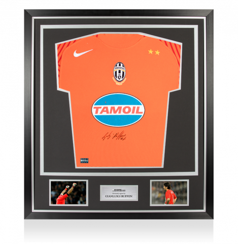 Gianluigi Buffon Front Signed Blue Juventus 2006-07