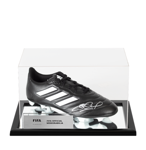 Steven Gerrard Official FIFA World Cup™ Signed Adidas Goletto Football Boot In Acrylic Case