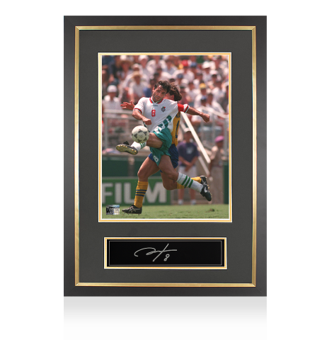 Hristo Stoichkov Official 1994 FIFA World Cup™ Signed Plaque and Photo Frame