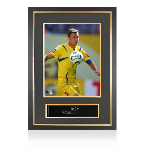 Andriy Shevchenko Official 2006 FIFA World Cup™ Signed Plaque and Photo Frame