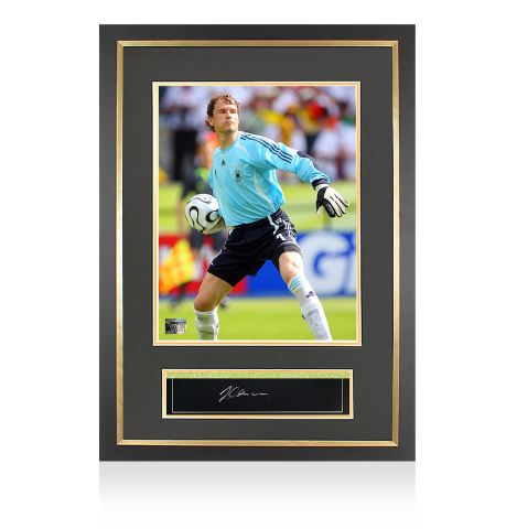 Jens Lehmann Official 2006 FIFA World Cup™ Signed Plaque and Photo Frame