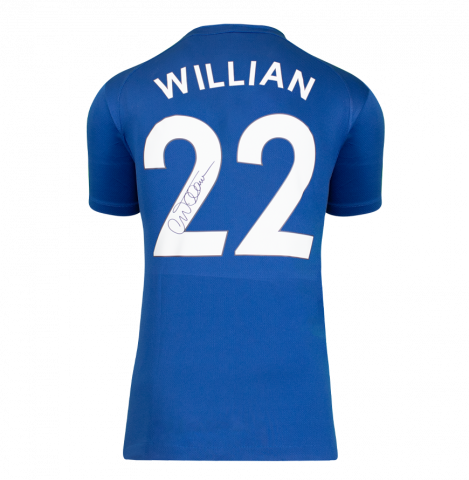 Willian Back Signed Chelsea 2022-23 Home Shirt