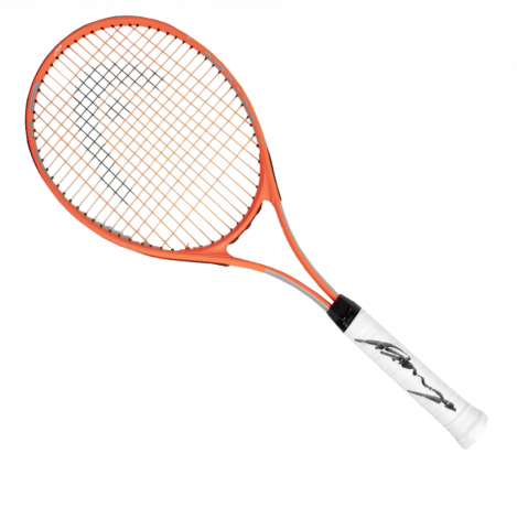 Andy Murray Signed Orange HEAD Tennis Racket
