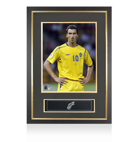 Zlatan Ibrahimovic Official 2006 FIFA World Cup™ Signed Plaque and Photo Frame