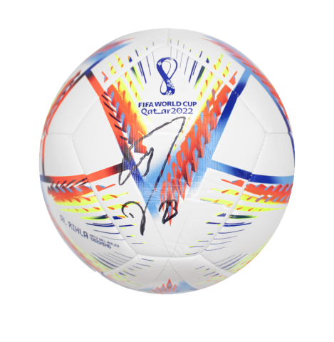 Emiliano Martinez Autographed 2022 FIFA World Cup Soccer Ball Emiliano Martinez Autographed 2022 FIFA World Cup Soccer Ball