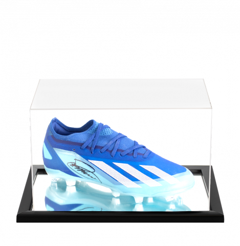 Bruno Guimaraes Signed adidas X Crazyfast.1 Boot In Acrylic Case