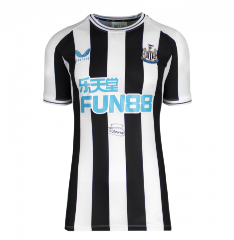 Bruno Guimarães Front Signed Newcastle United 2022-23 Home Shirt
