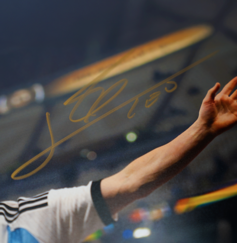 Lionel Messi Official 2022 FIFA World Cup™ Signed and Framed Argentina Photo: 2022 FIFA World Cup Winner