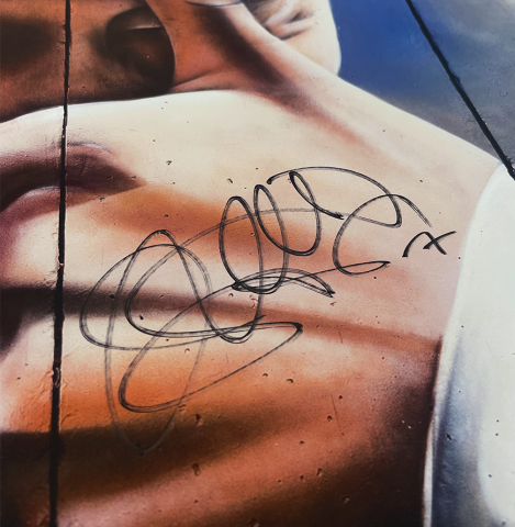 Son Heung-min Signed and Framed MurWalls Limited Edition Graffiti Art - Camera Celebration