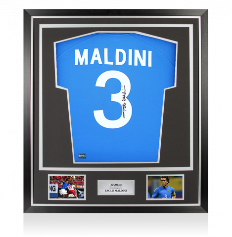 PAOLO MALDINI マルディーニ　直筆サイン入り写真 ICONS.com PAOLO MALDINI マルディーニ 直筆サイン入り写真 ICONS.com