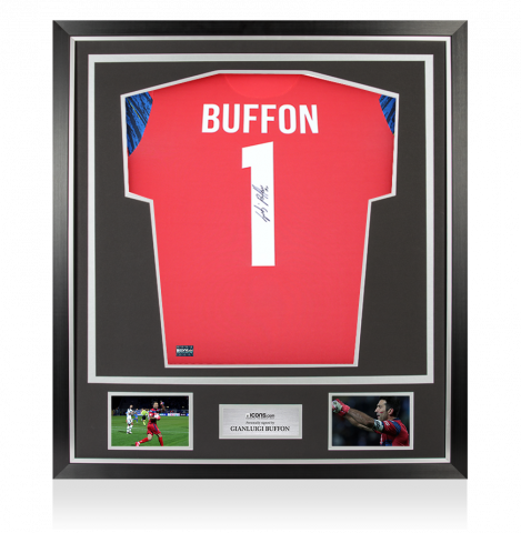Gianluigi Buffon Back Signed Parma 2021-22 Goalkeeper Shirt In Classic Frame