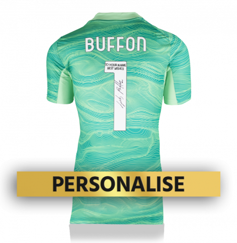 PRE-ORDER Gianluigi Buffon Signed and Personally Dedicated Juventus Home Shirt