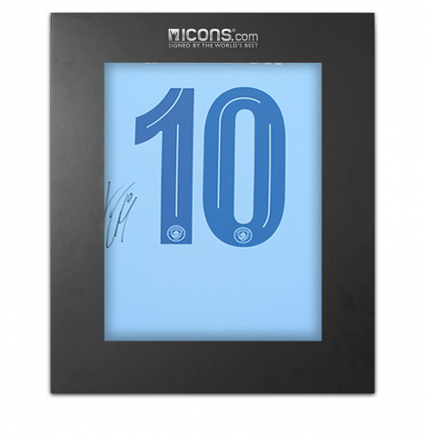 Jack Grealish Back Signed Manchester City 2023-24 Home Shirt  In Deluxe Packaging
