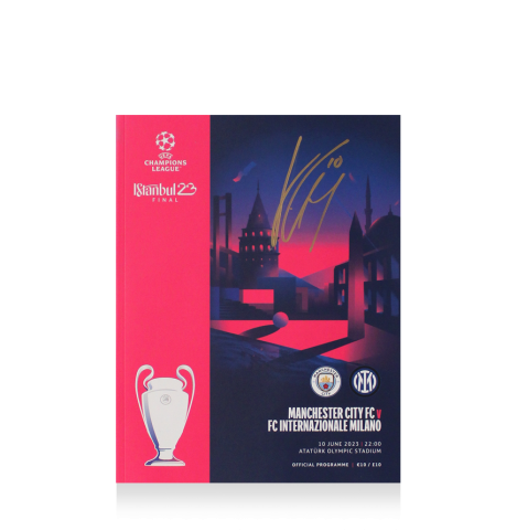 Jack Grealish Signed UEFA Champions League Final 2023 Programme