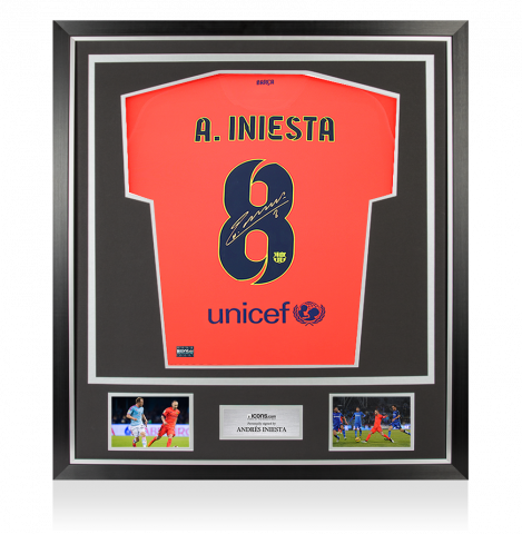 A. INIESTA 背番号8 サッカーシャツ 2017-18 Barcelona Third Shirt A.Iniesta #8 - 6/10 - (S)