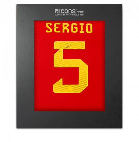 Genuine Sergio Busquets Signed Memorabilia | Icons.com