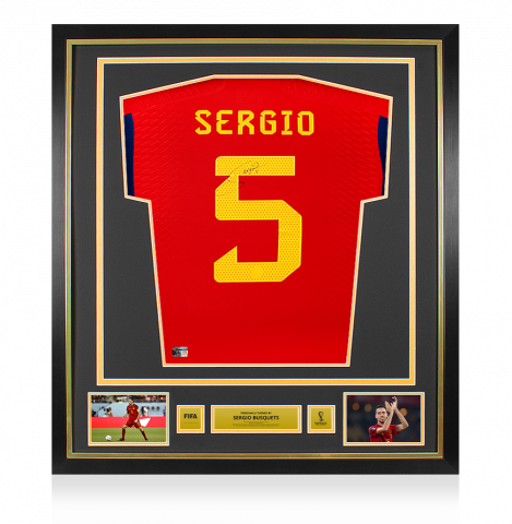 Genuine Sergio Busquets Signed Memorabilia | Icons.com