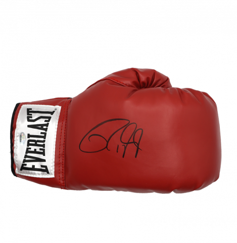 Roy Jones Jr Signed Everlast Red Boxing Glove In Deluxe Packaging