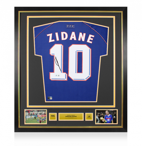 Zinedine Zidane Official 1998 FIFA World Cup ™ Signed and