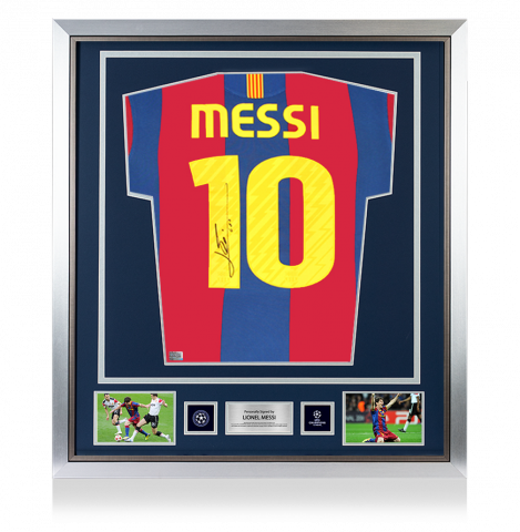 Lionel Messi Official UEFA Champions League Official Back