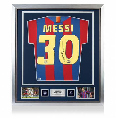 ICONS Lionel Messi サイン入　メッシ 楽天市場】リオネル・メッシ 直筆サインフォト FC バルセロナ