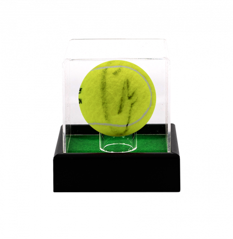 Carlos Alcaraz Signed Wimbledon 2024 Tennis Ball In Acrylic Case