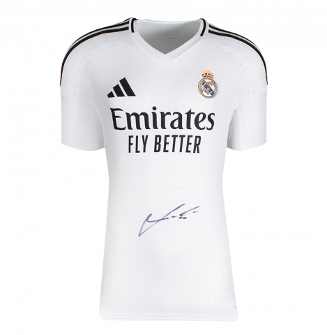 Luka Modric Front Signed Real Madrid 2024-25 Home In Deluxe Packaging