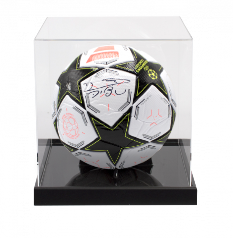 Emiliano Martinez Signed UEFA Champions League Football In Acrylic Case