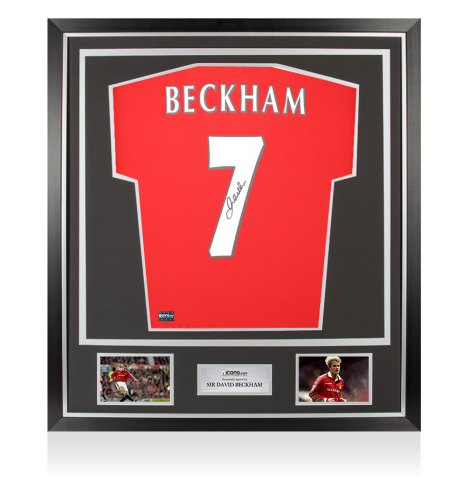 Sir David Beckham Signed Memorabilia & Autograph | Icons.com