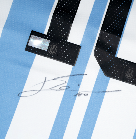 Lionel Messi & Diego Maradona Signed Argentina Shirts In Classic Dual Frame