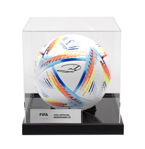 Andrea Pirlo Official FIFA World Cup™ Signed Football In Acrylic Case Andrea Pirlo Official FIFA World Cup™ Signed Football In Acrylic Case