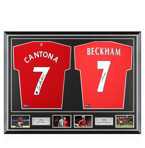 Maillot Manchester United Dédicacé Par David Beckham - Neuf Avec Certificat
