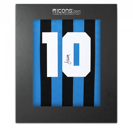 Matthias Sammer Back Signed Internazionale 1992-93 Home Shirt In Deluxe Packaging