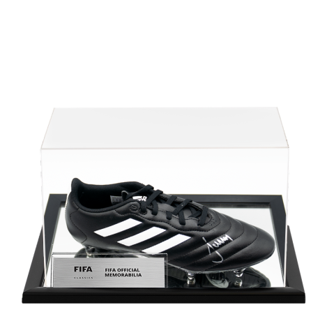 Matthias Sammer Official FIFA World Cup™ Signed Adidas Boot In Acrylic Case