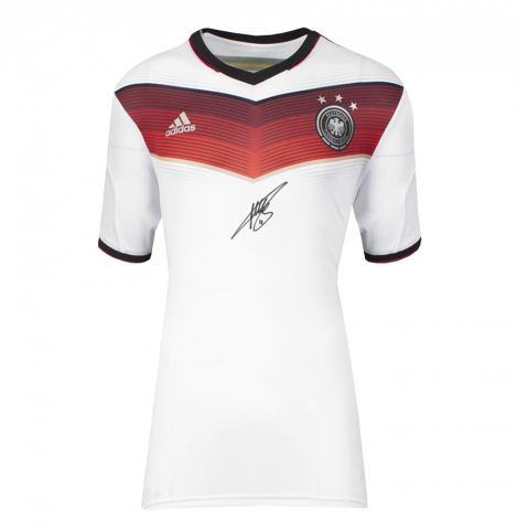 Miroslav Klose Front Signed Germany 2014 Home Shirt In Deluxe Packaging