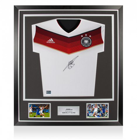 Miroslav Klose Front Signed Germany 2014 Home Shirt In Classic Frame