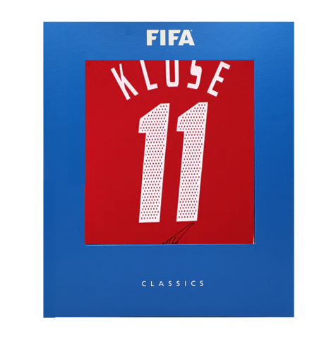 Miroslav Klose Official FIFA World Cup™ Back Signed Germany 2004-06 Third Shirt In Deluxe Packaging