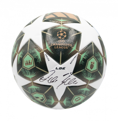 Michael Ballack Signed UEFA Champions League Football