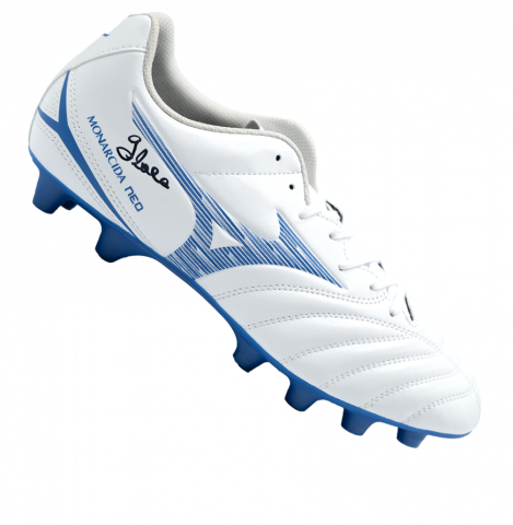 Gianfranco Zola Signed Mizuno Monarcida Neo Boot In Deluxe Packaging