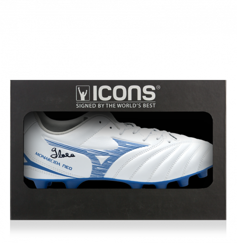 Gianfranco Zola Signed Mizuno Monarcida Neo Boot In Deluxe Packaging