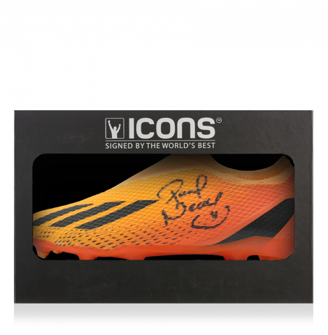 Pavel Nedved Signed Adidas Boot In Deluxe Packaging