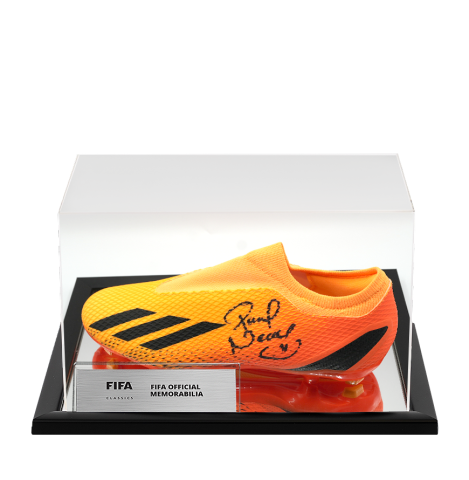 Pavel Nedved Official FIFA World Cup™ Signed Adidas Boot In Acrylic Case